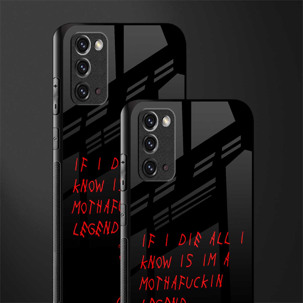 i am a legend glass case for samsung galaxy note 20