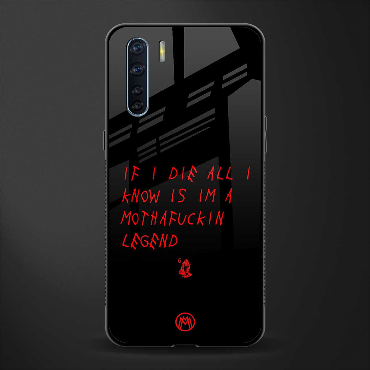 i am a legend glass case for oppo f15