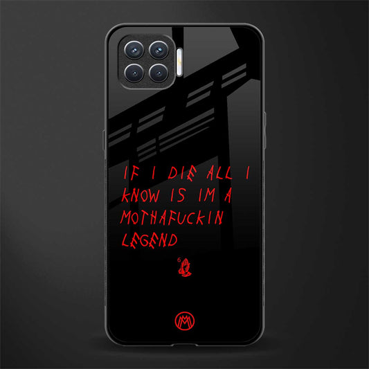 i am a legend glass case for oppo f17 pro