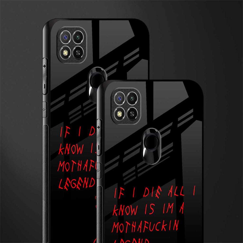 i am a legend glass case for redmi 9