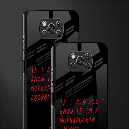 i am a legend glass case for poco x3 pro