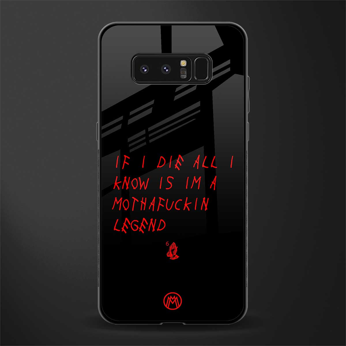 i am a legend glass case for samsung galaxy note 8
