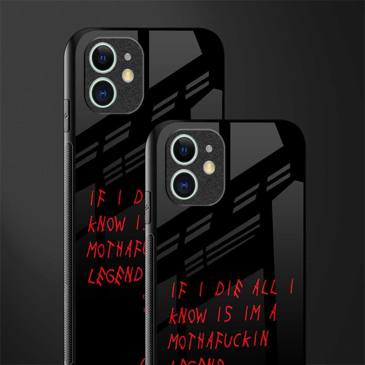 i am a legend glass case for iphone 12