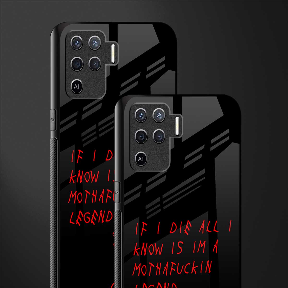 i am a legend glass case for oppo f19 pro