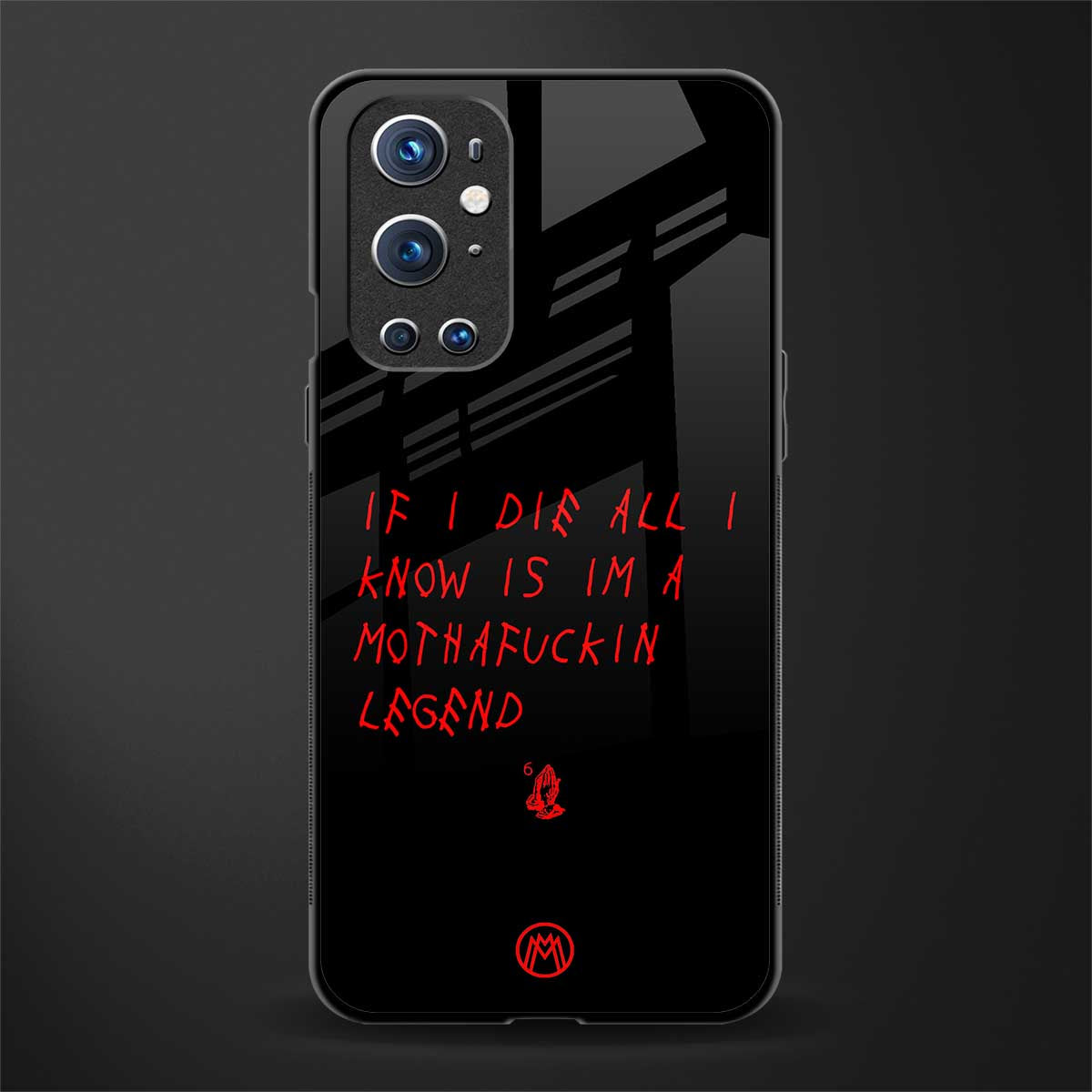 i am a legend glass case for oneplus 9 pro