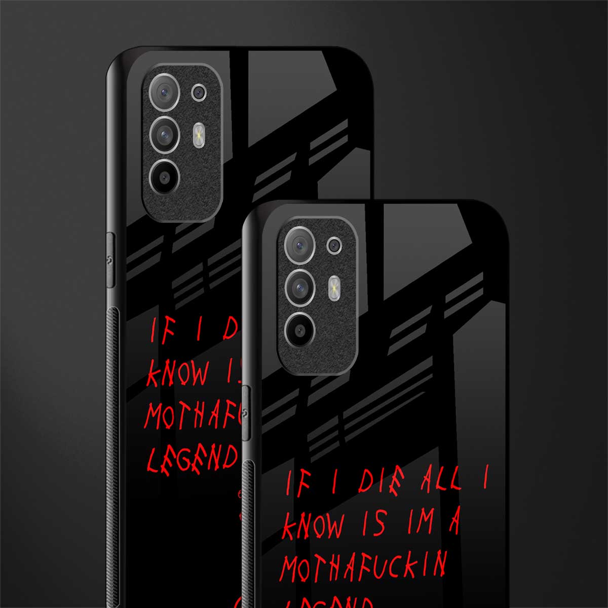 i am a legend glass case for oppo f19 pro plus
