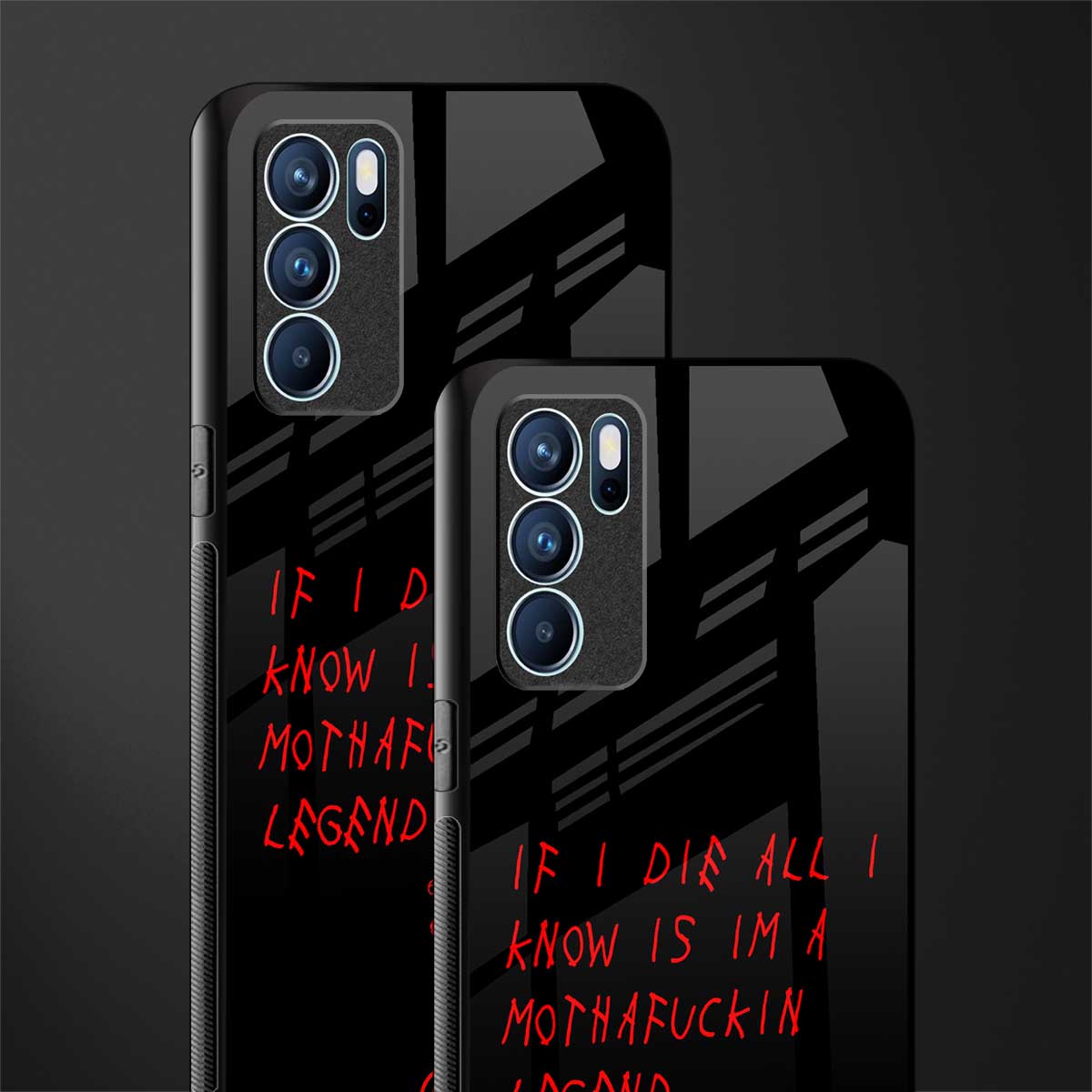 i am a legend glass case for oppo reno6 5g