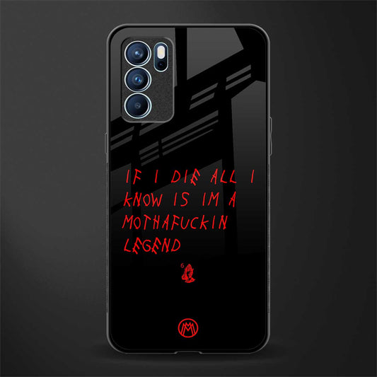 i am a legend glass case for oppo reno6 5g
