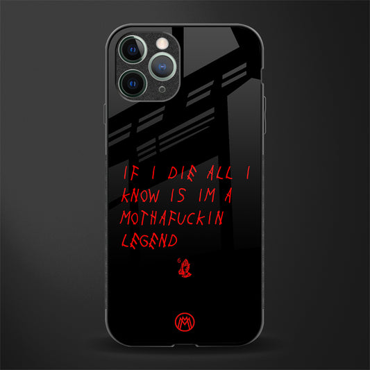 i am a legend glass case for iphone 11 pro