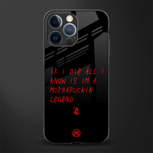 i am a legend glass case for iphone 13 pro