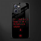 i am a legend glass case for realme c35