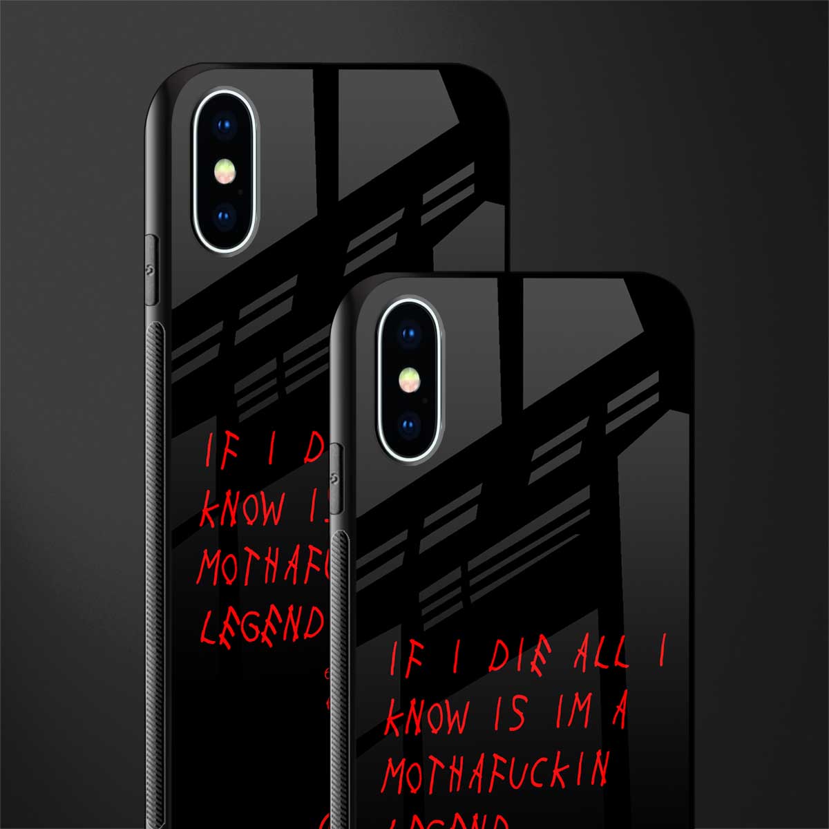 i am a legend glass case for iphone xs