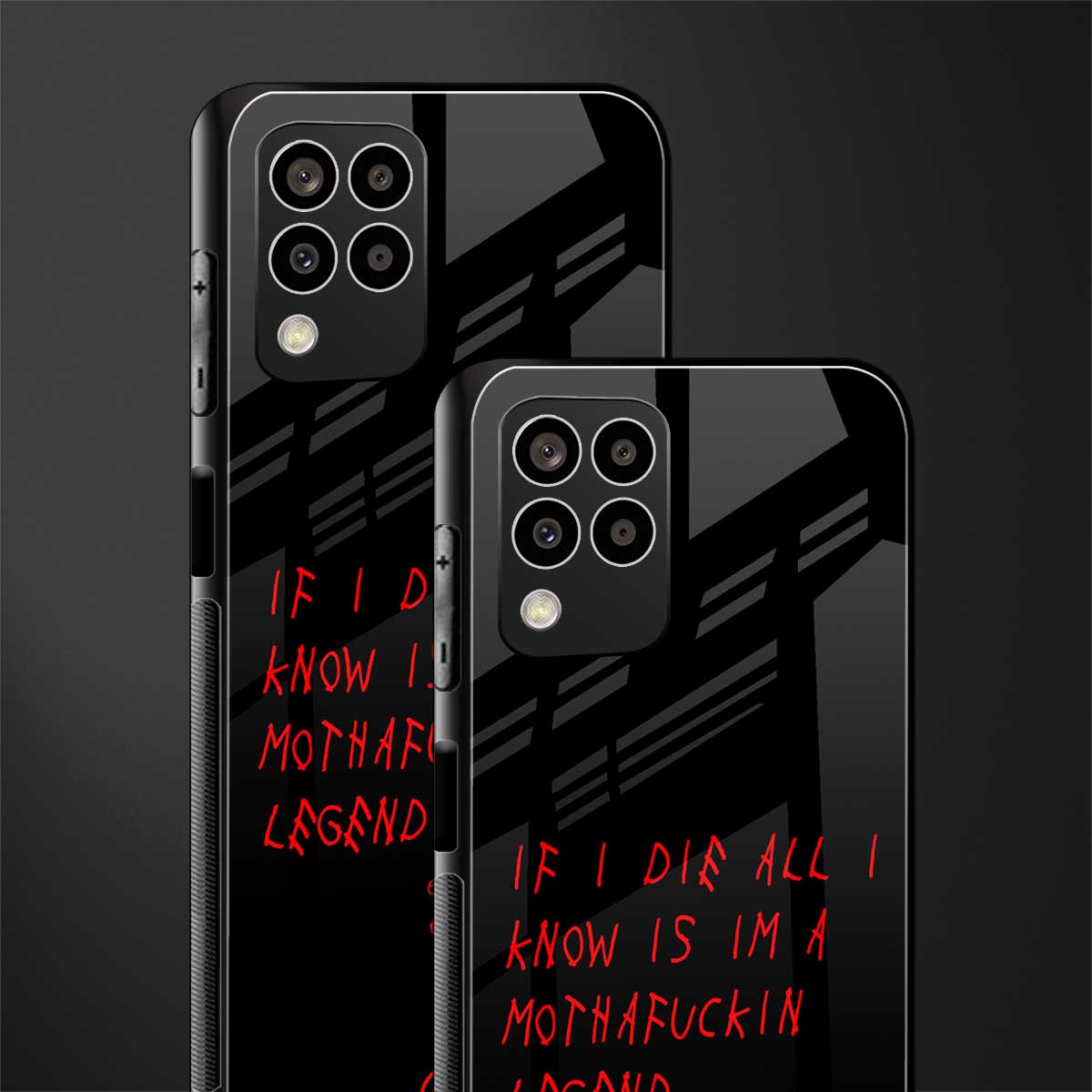 i am a legend back phone cover | glass case for samsung galaxy m33 5g