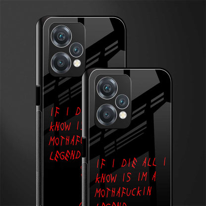 i am a legend back phone cover | glass case for oneplus nord ce 2 lite 5g