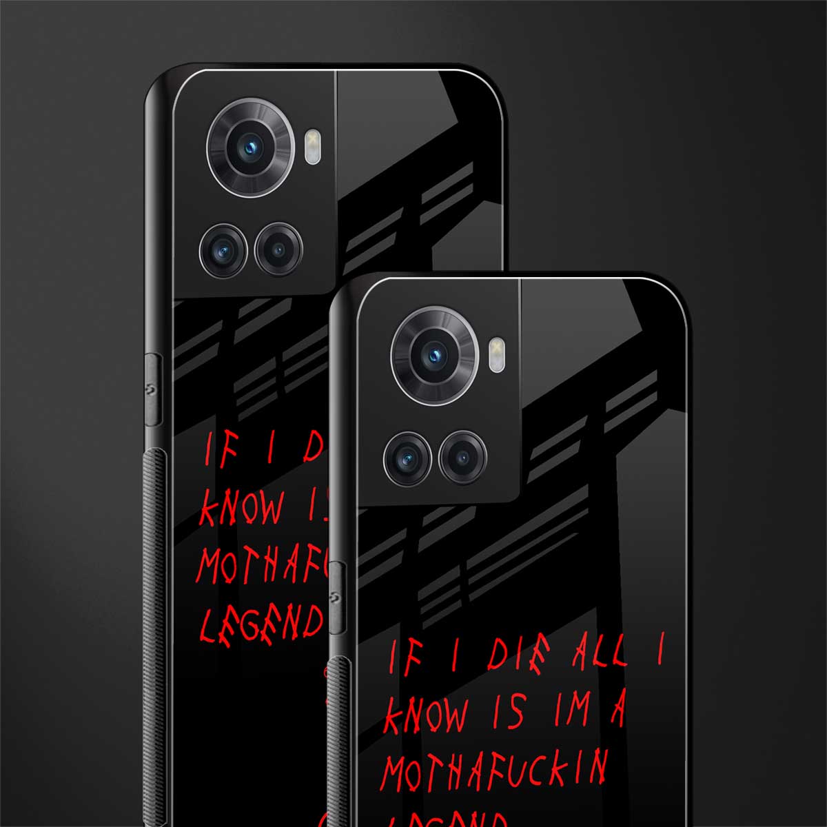 i am a legend back phone cover | glass case for oneplus 10r 5g
