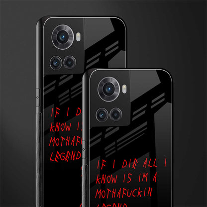 i am a legend back phone cover | glass case for oneplus 10r 5g