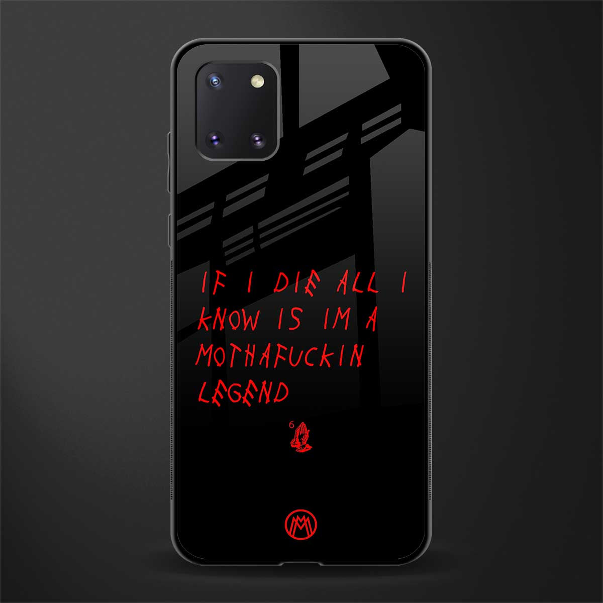 i am a legend glass case for samsung galaxy note 10 lite