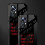 i am a legend back phone cover | glass case for xiaomi 12 pro