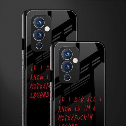 i am a legend back phone cover | glass case for oneplus 9