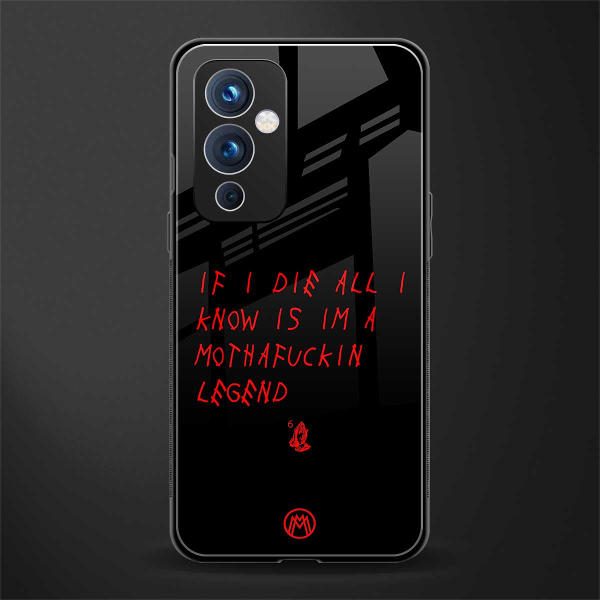i am a legend back phone cover | glass case for oneplus 9