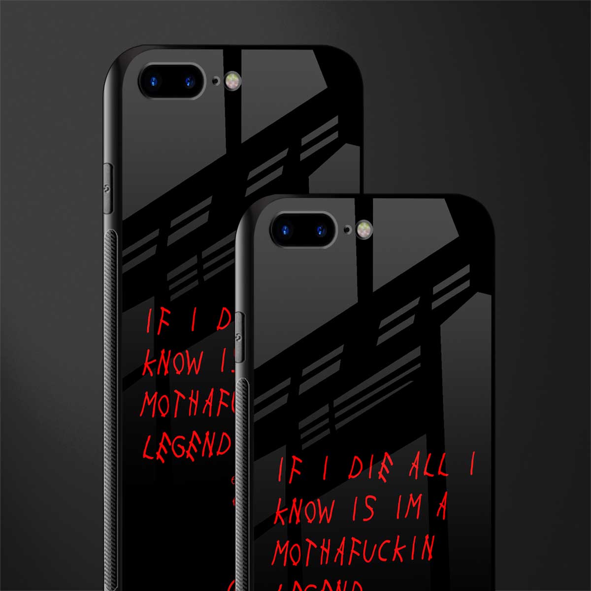 i am a legend glass case for iphone 8 plus