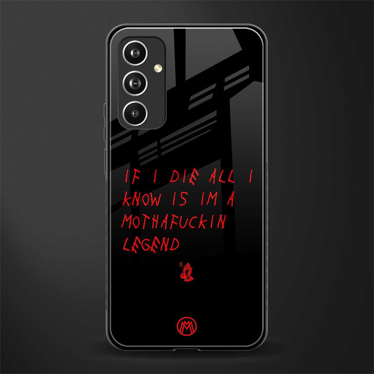 i am a legend back phone cover | glass case for samsung galaxy a54 5g