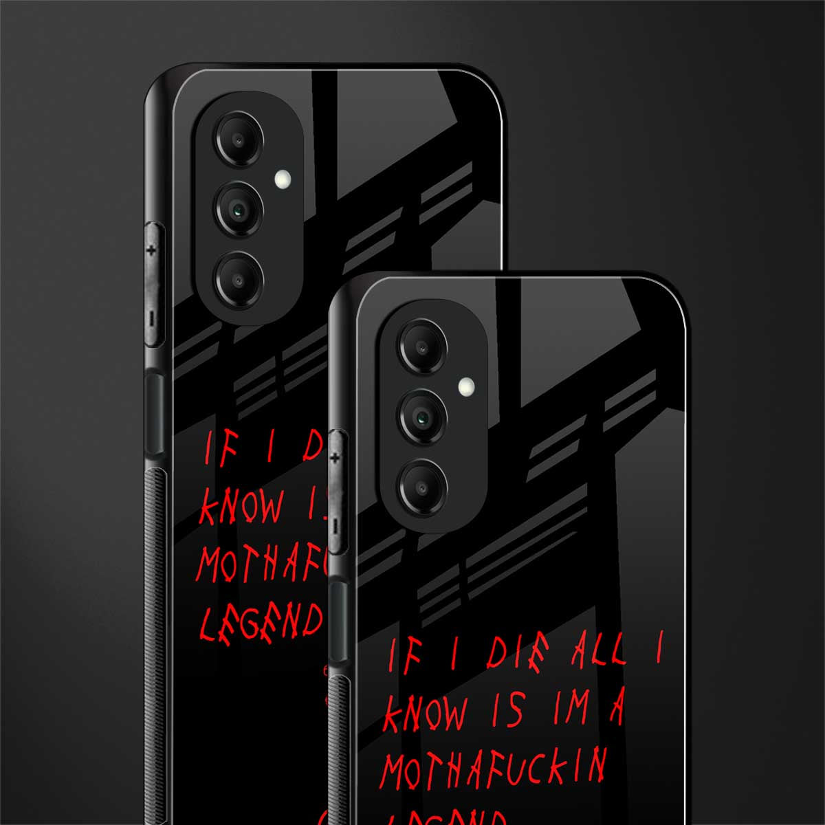 i am a legend back phone cover | glass case for samsung galaxy a14 5g
