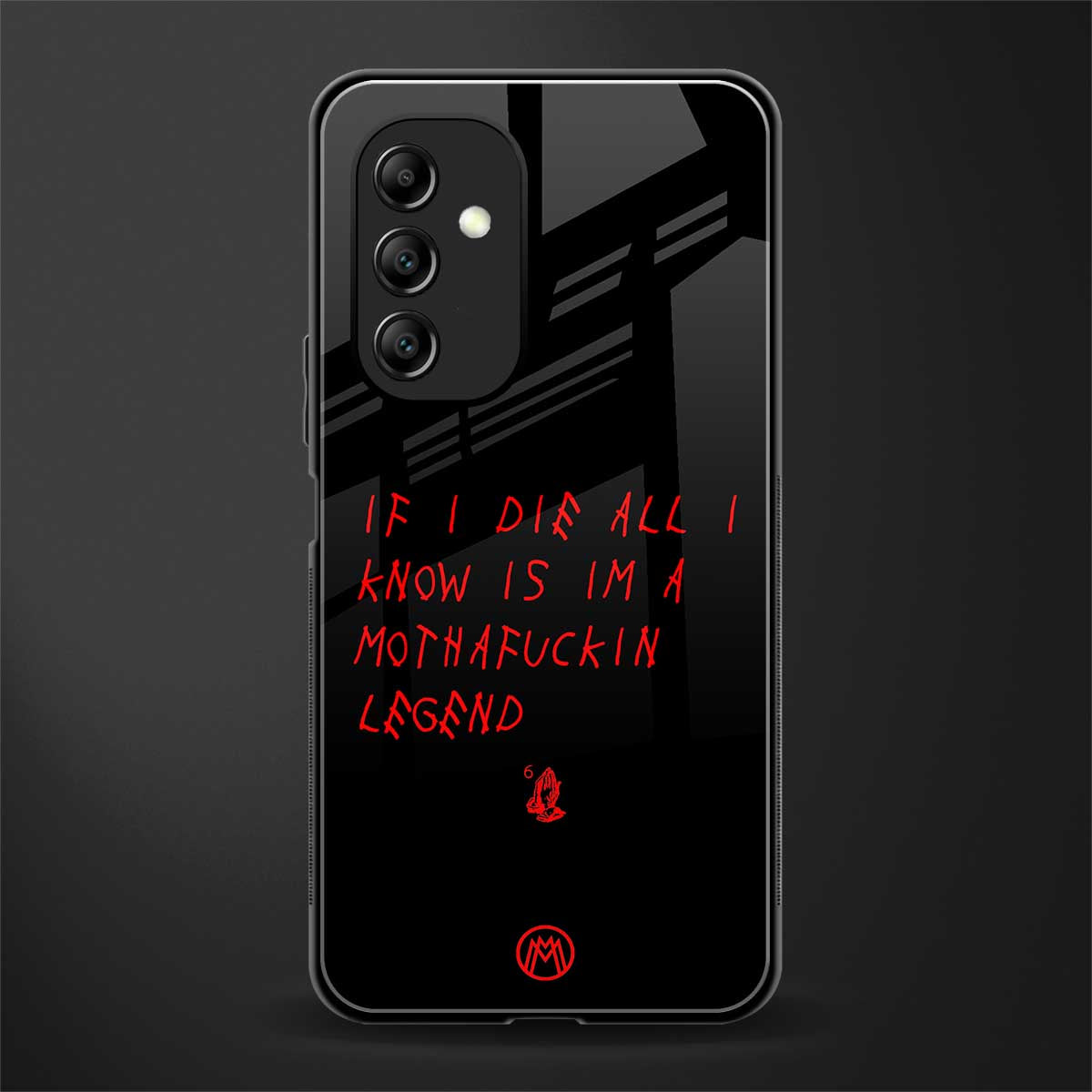 i am a legend back phone cover | glass case for samsung galaxy a14 5g