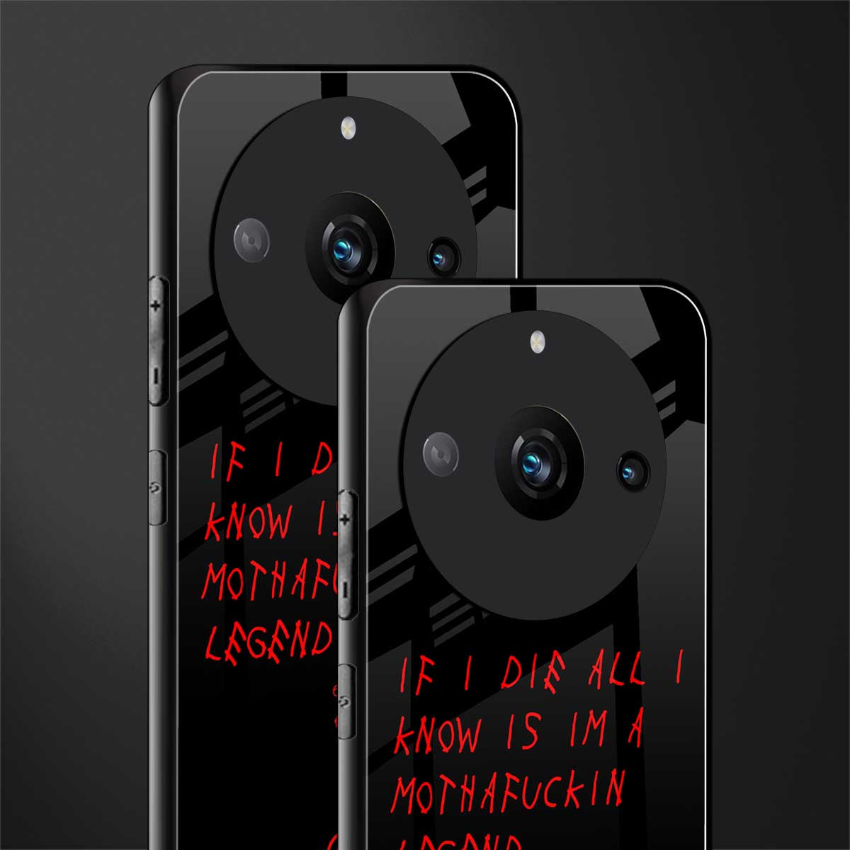i am a legend back phone cover | glass case for realme 11 pro 5g