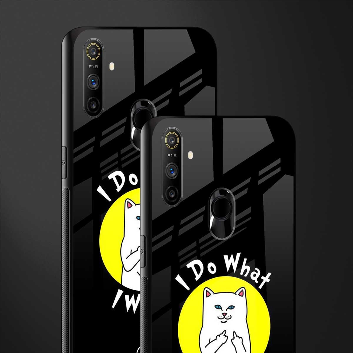 i do what i want glass case for realme narzo 20a