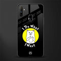 i do what i want glass case for realme narzo 20a