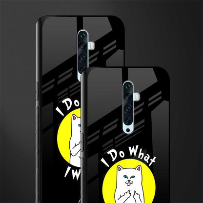 i do what i want glass case for oppo reno 2z