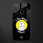 i do what i want glass case for vivo u20