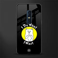 i do what i want glass case for vivo v17 pro