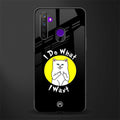 i do what i want glass case for realme 5i