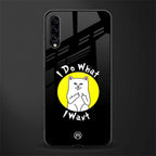 i do what i want glass case for samsung galaxy a50