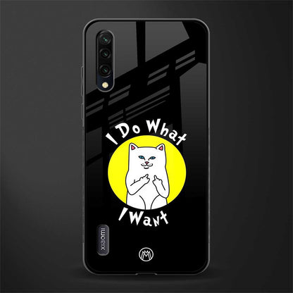 i do what i want glass case for mi a3 redmi a3