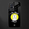 i do what i want glass case for vivo x70 pro