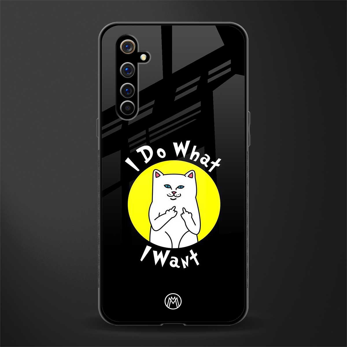 i do what i want glass case for realme x50 pro