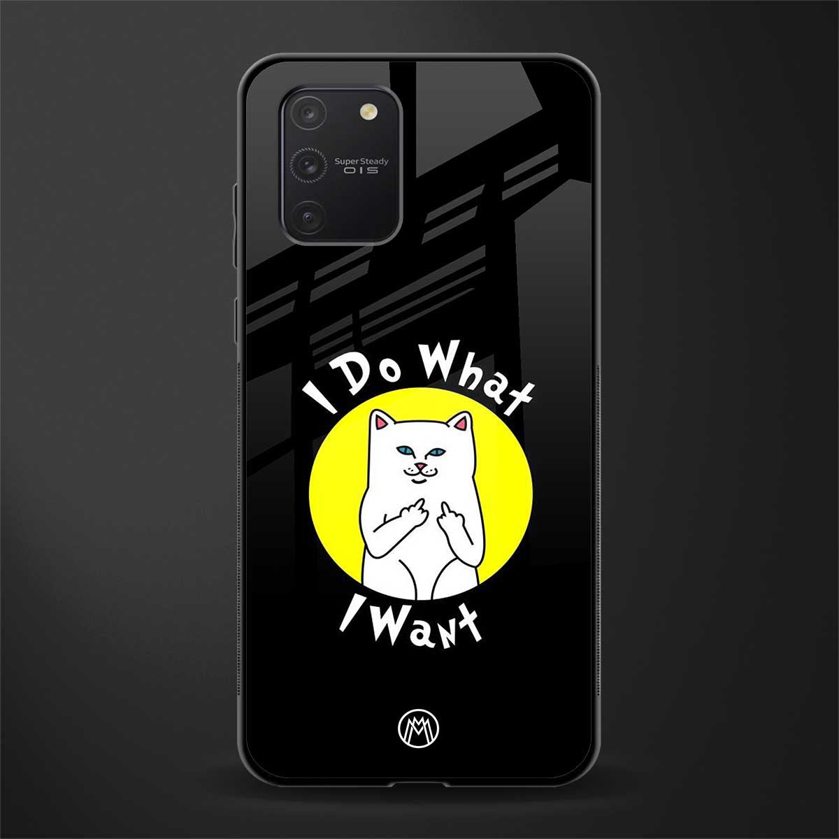 i do what i want glass case for samsung galaxy s10 lite