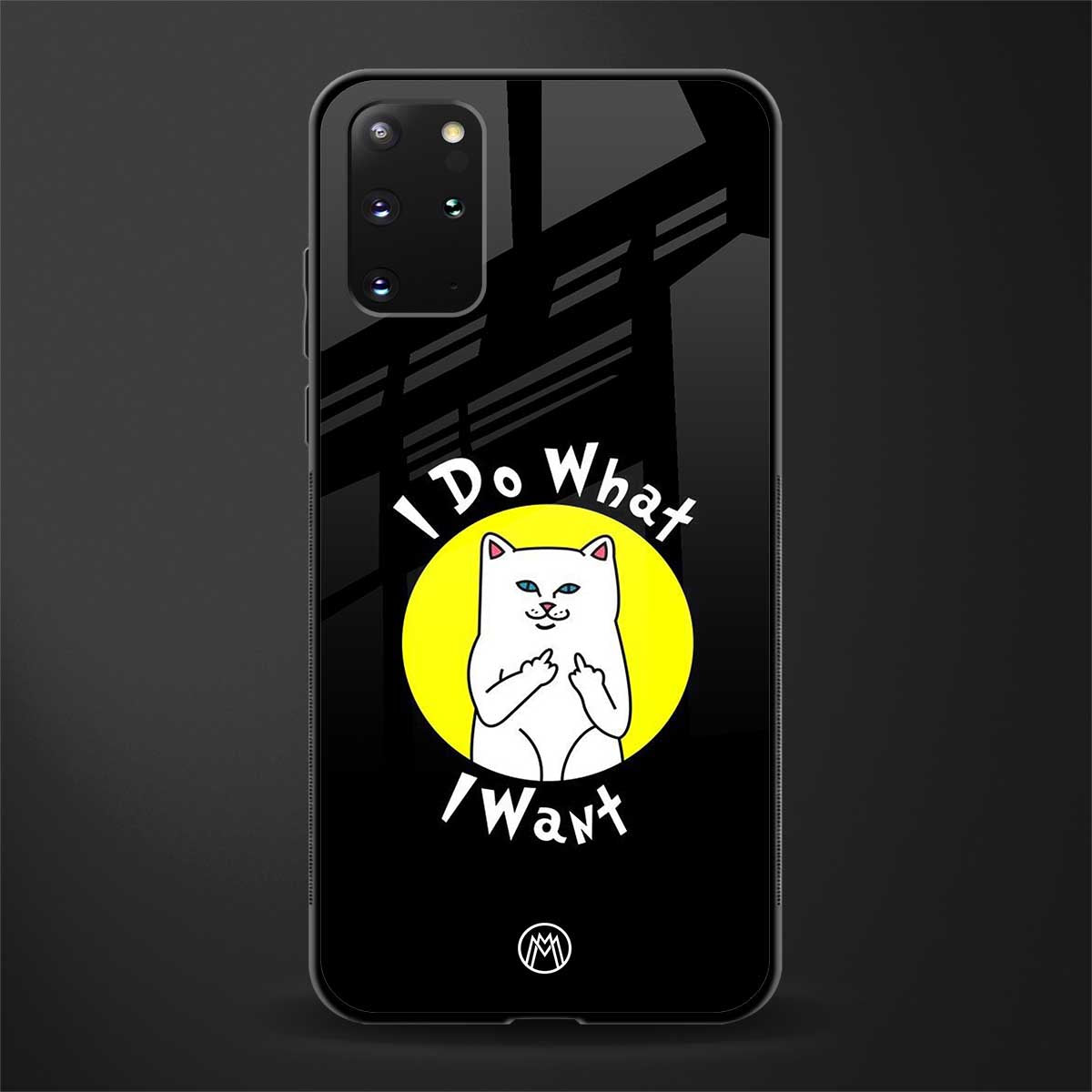 i do what i want glass case for samsung galaxy s20 plus