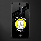 i do what i want glass case for realme x2 pro