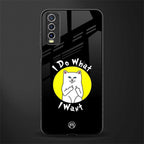 i do what i want glass case for vivo y20svivo y20avivo y20g