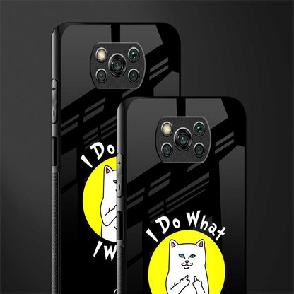 i do what i want glass case for poco x3 pro