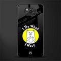 i do what i want glass case for poco x3