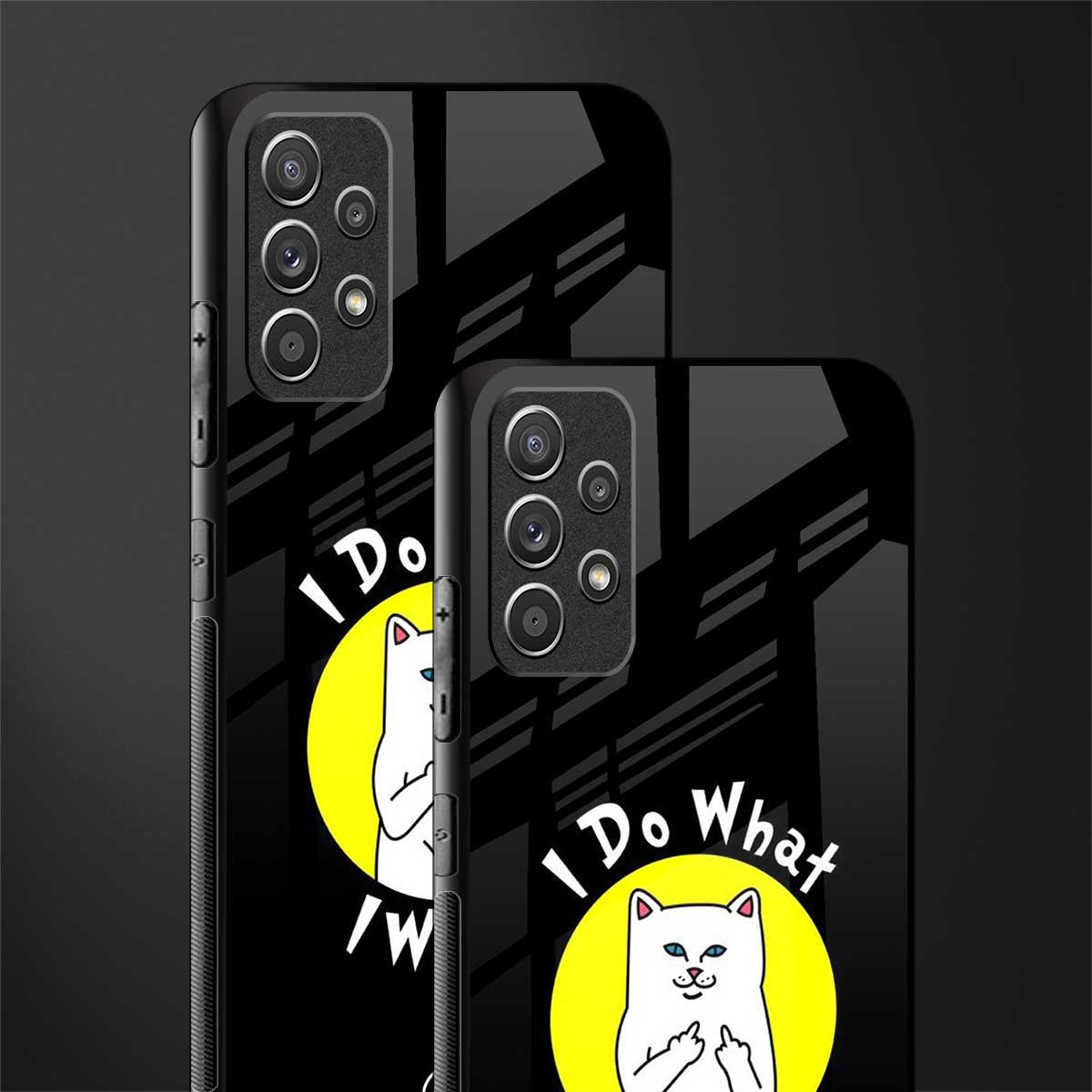 i do what i want glass case for samsung galaxy a72