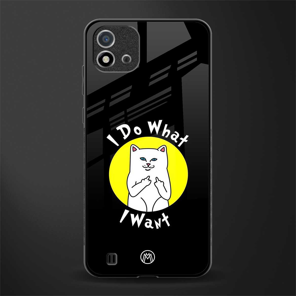 i do what i want glass case for realme c20