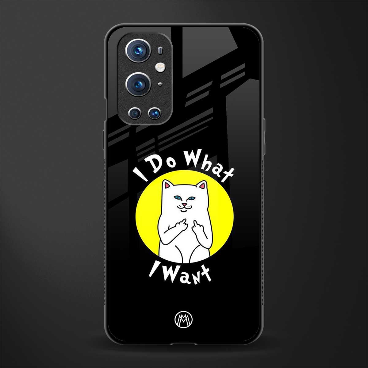 i do what i want glass case for oneplus 9 pro