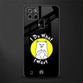 i do what i want glass case for realme c21