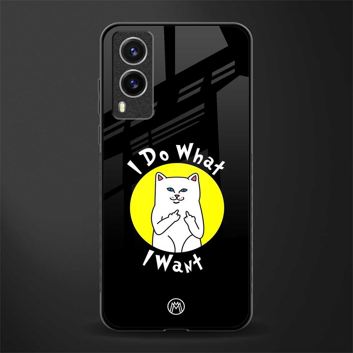 i do what i want glass case for vivo v21e 5g